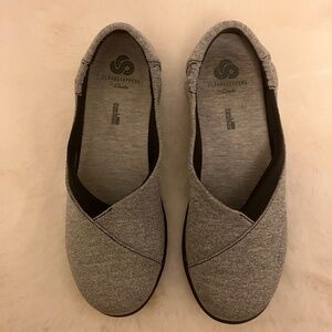 Clarks Cloudsteppers Slip On Loafer Women's Gray - Size 7.5 M